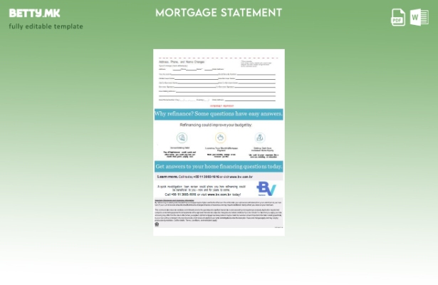 модерен стил Brazil Banco Votorantim извод за хипотека на банка, страници, шаб 1